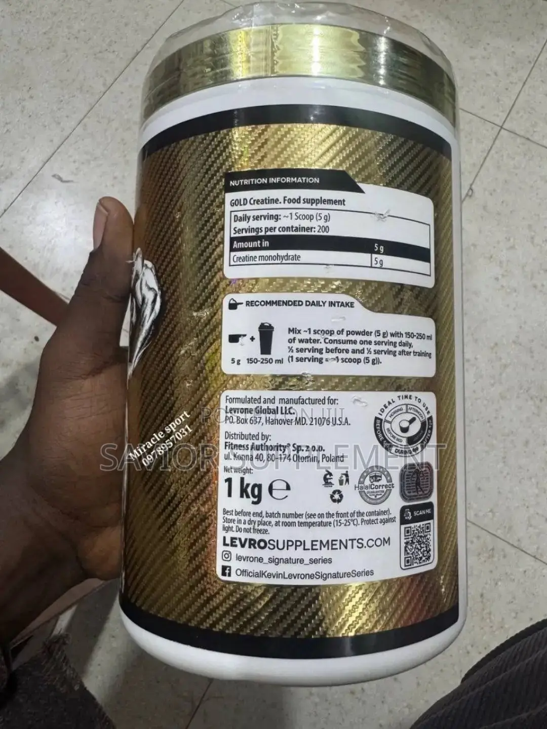 High Quality 1kg Creatine
