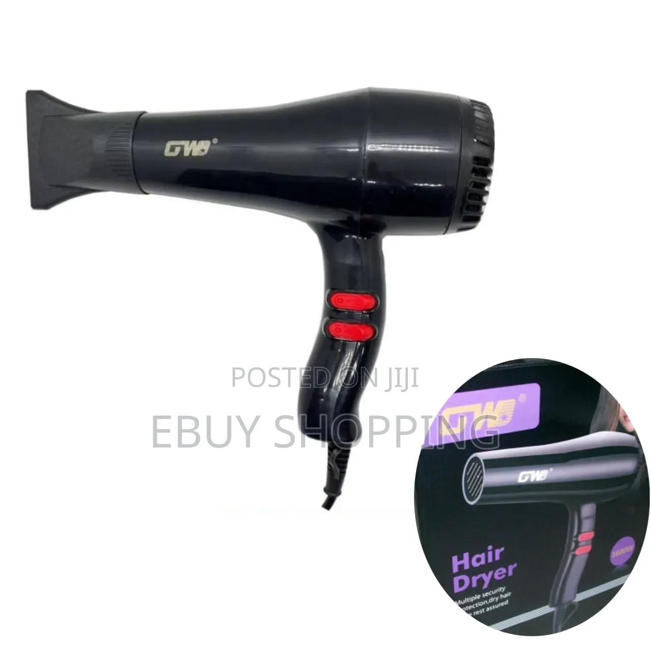 The Detachable Concentrator Nozzle Provides Focused Drying
