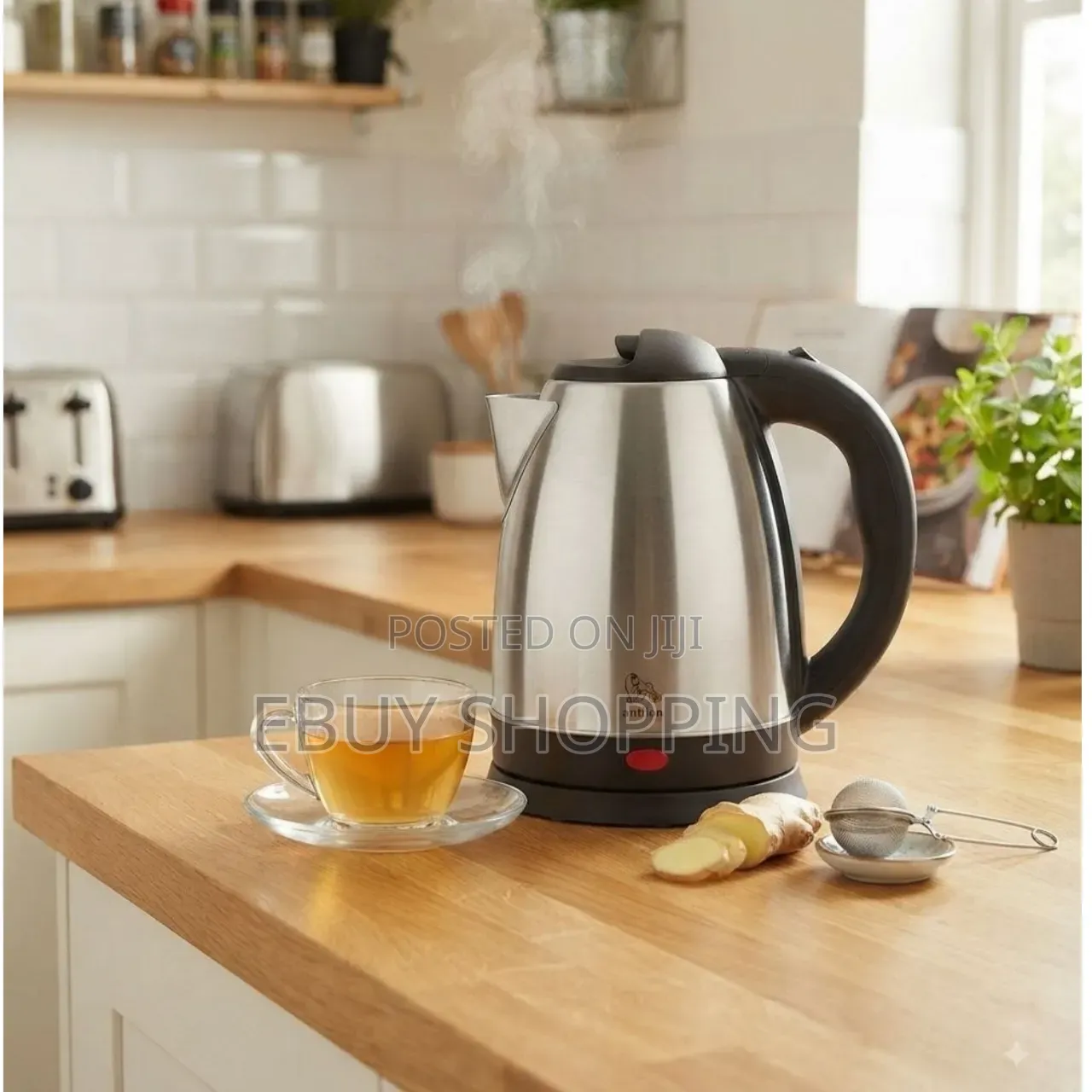 Built From Stainless Steel, the Kettle Resists Rust and Wear,