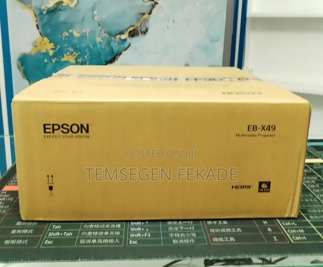 Brand New Epson Projector 
Model : EB-X49