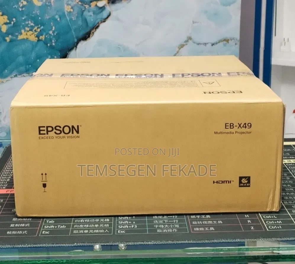 Brand New Epson Projector 
Model : EB-X49