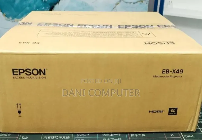 Brand New Epson Projector Model : EB-X49 Technology: 3LCD, RGB Li