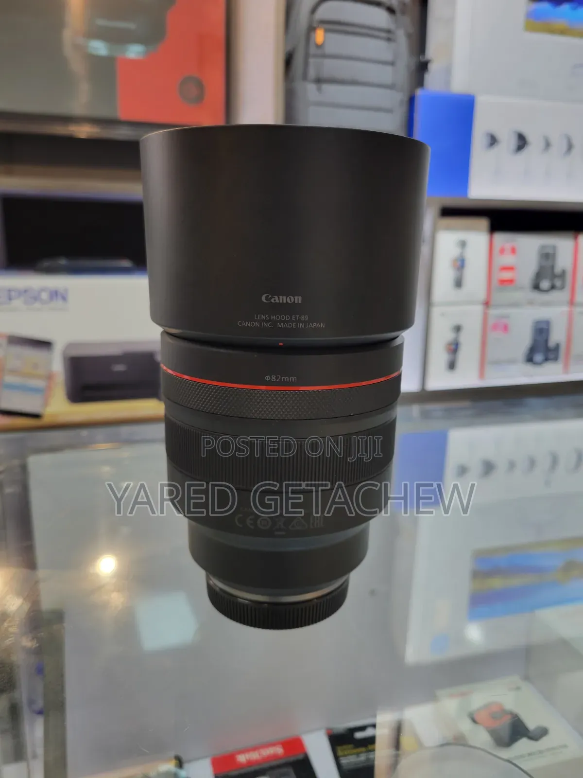 Canon RF 85 Fixed Lens , F1.2 USM Red Ring Lens