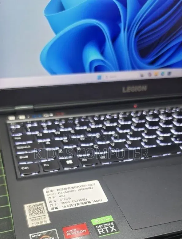 New Laptop Lenovo Legion 5 16GB Intel Core i7 SSD 512GB