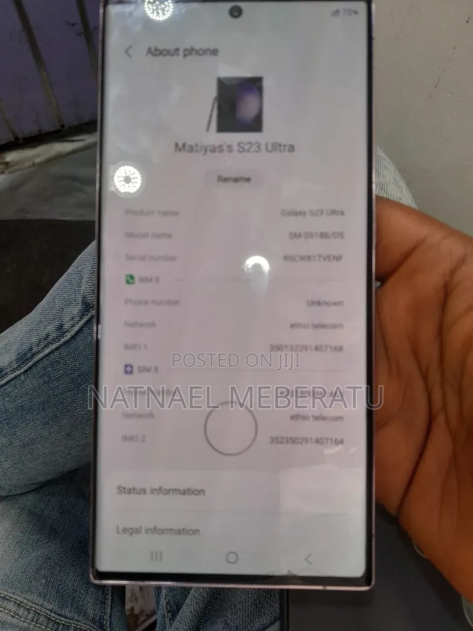 Samsung Galaxy S23 Ultra 256 GB White