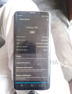 Samsung Galaxy S9 Plus 64 GB Black