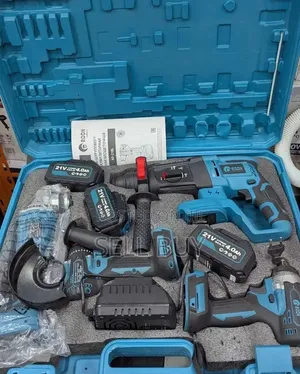 ኤዶን (EDON) 21V ባለ 4 አካል የቻርጅ መሳርያዎች ሴት / Combo Kit