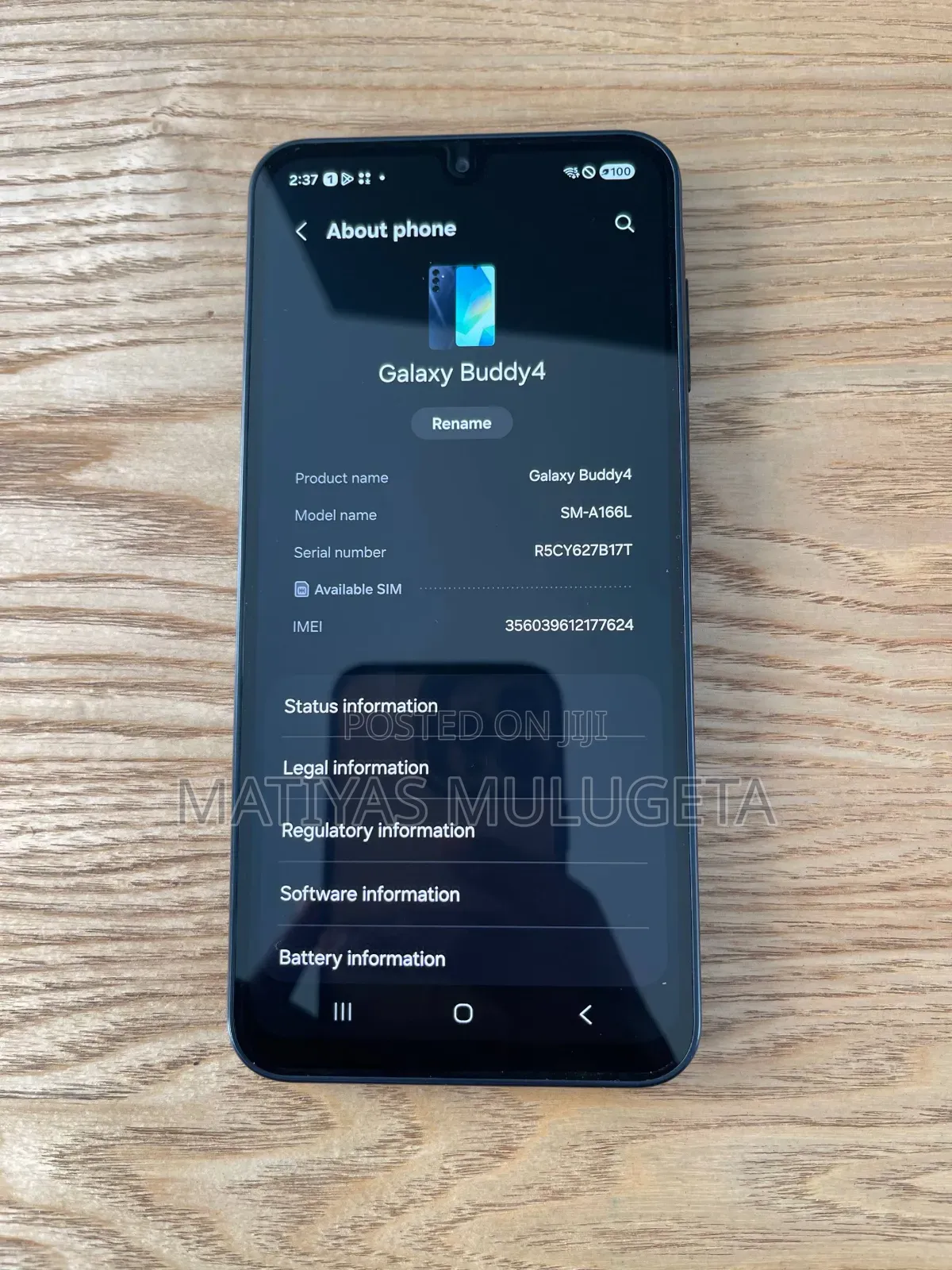 New Samsung Galaxy A16 5G 128 GB Gray