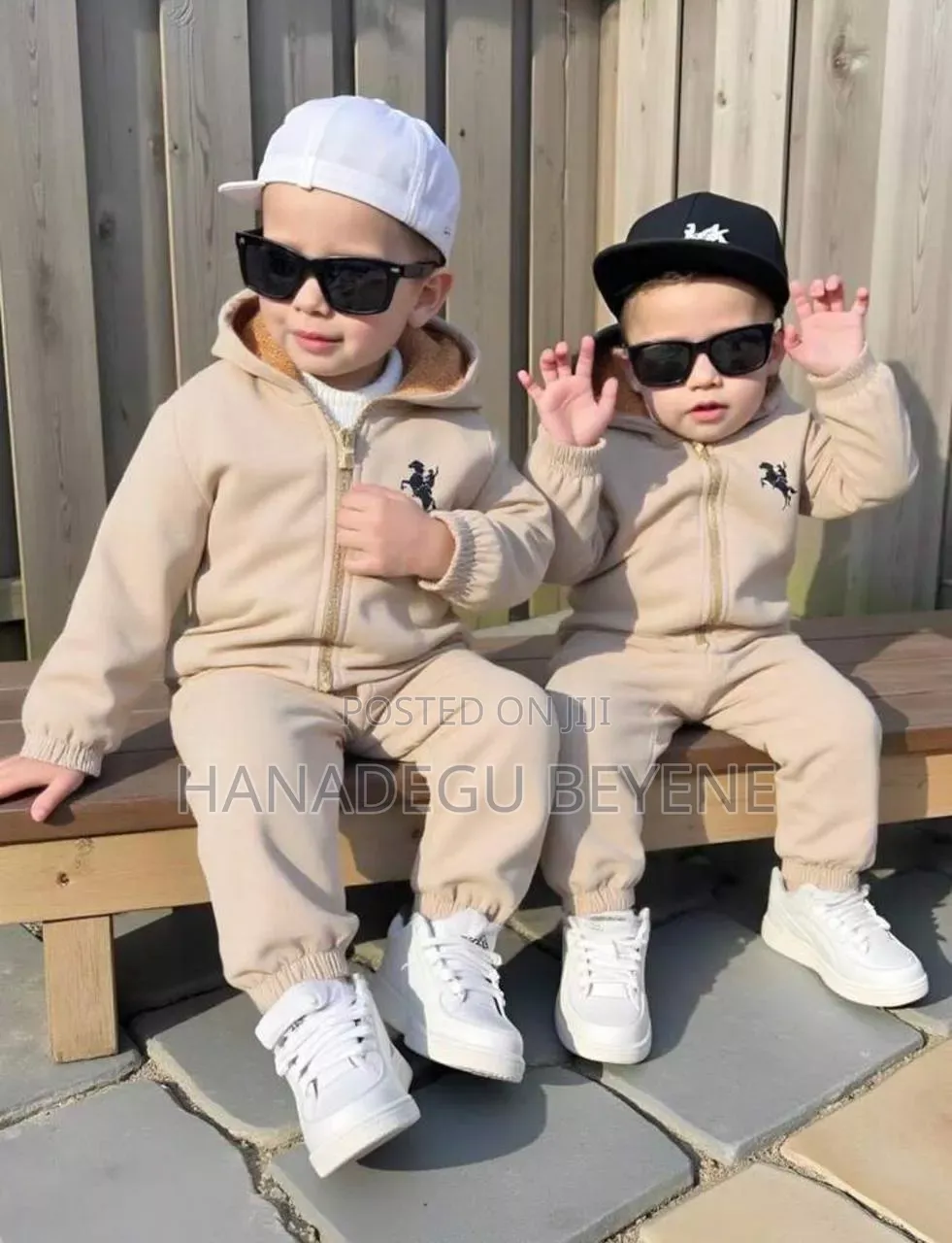 Unisex Two Piece Thermal Lined Hooded Jacket Pant Set