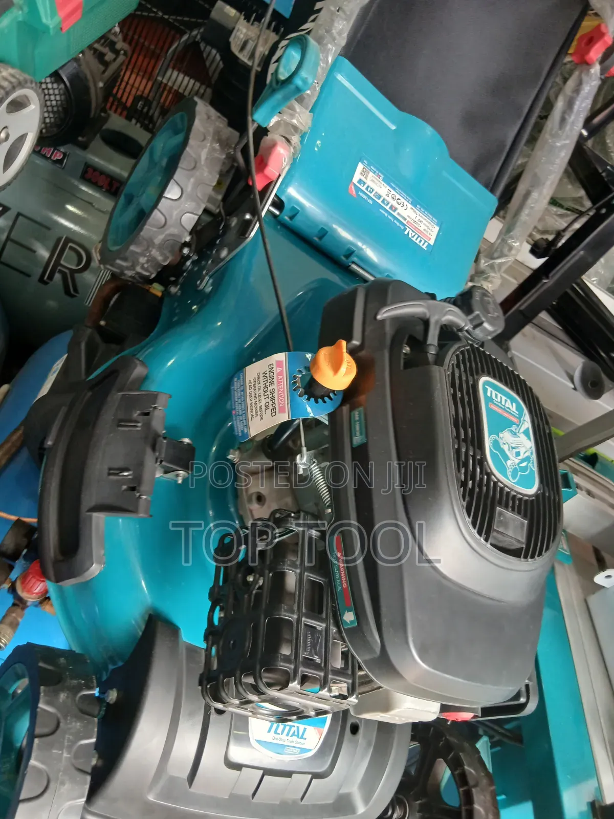 Total Gasoline Lawn Mower (Model TGT141181), 3.0 kW (4 HP)