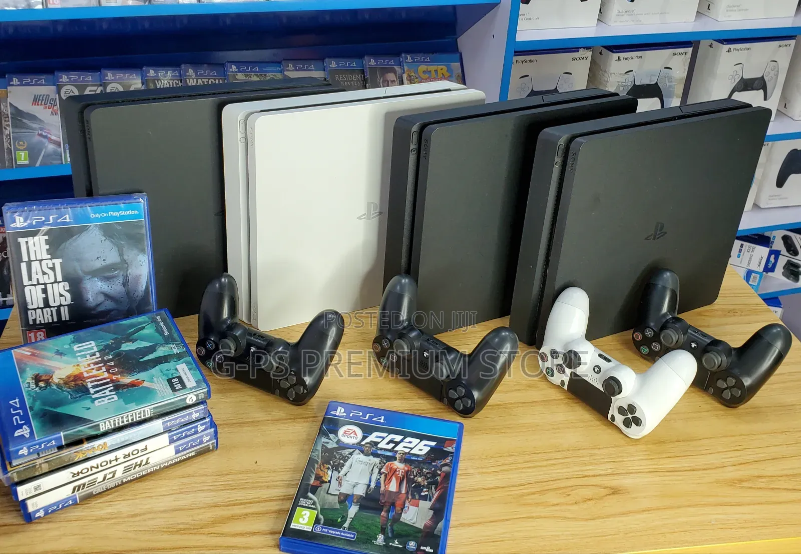 PS4 Slim Jailbreak + 5 Games
‎Europe Used