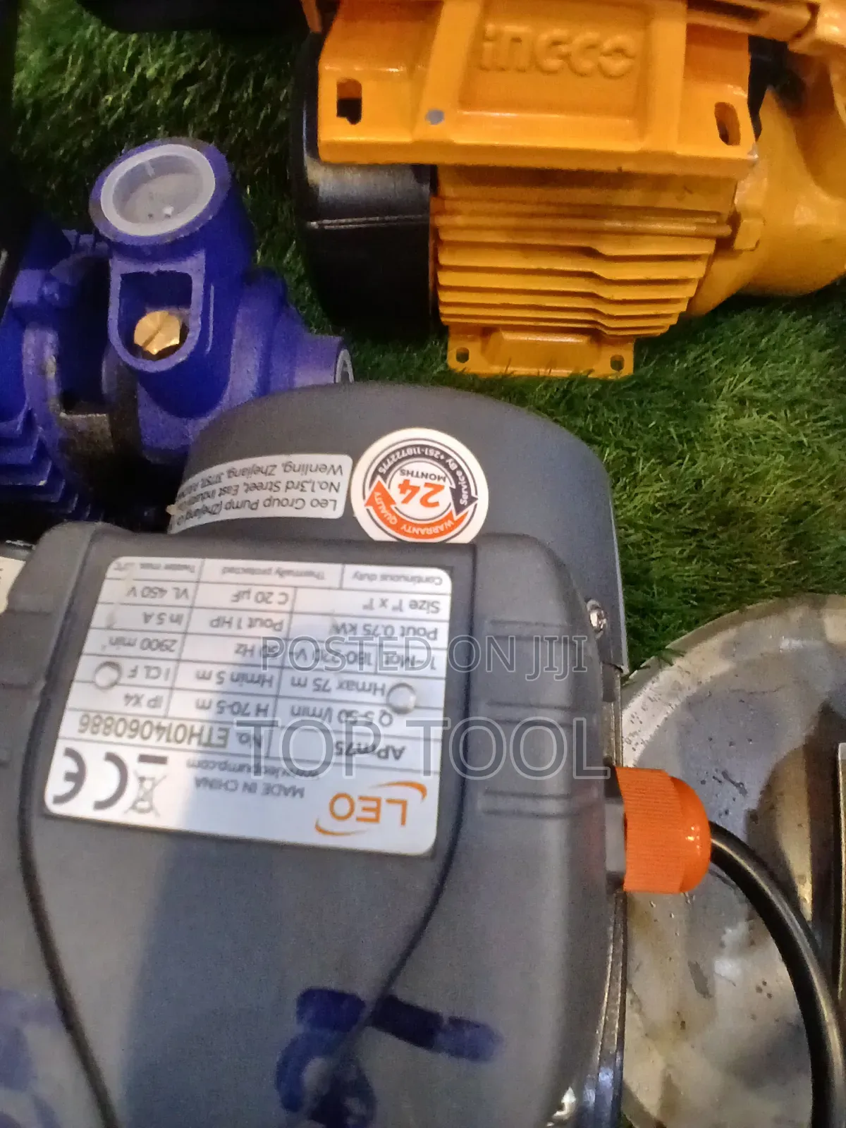 ,LEO APm75 Is a 1 HP (0.75 kW) Single-Phase Water Surface Pump