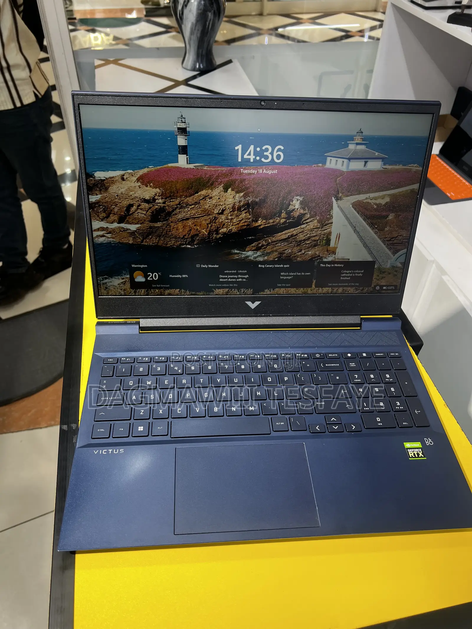 New Laptop HP Victus 15 16GB AMD Ryzen 5 SSD 512GB