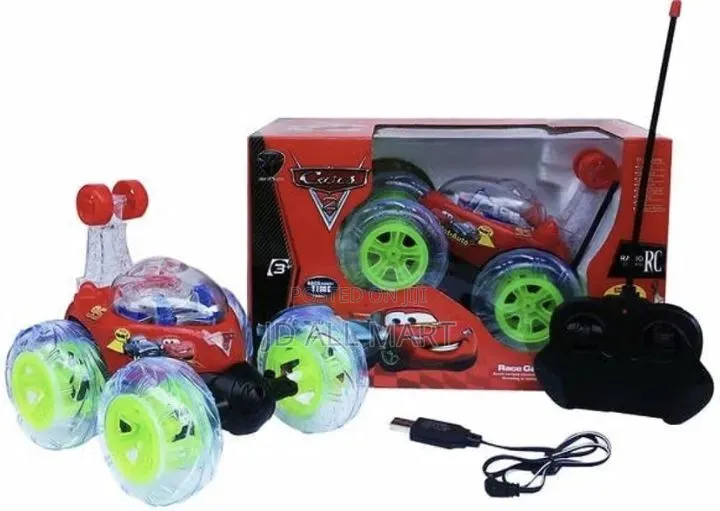 Toy Remote Control Stunt Rolling Car