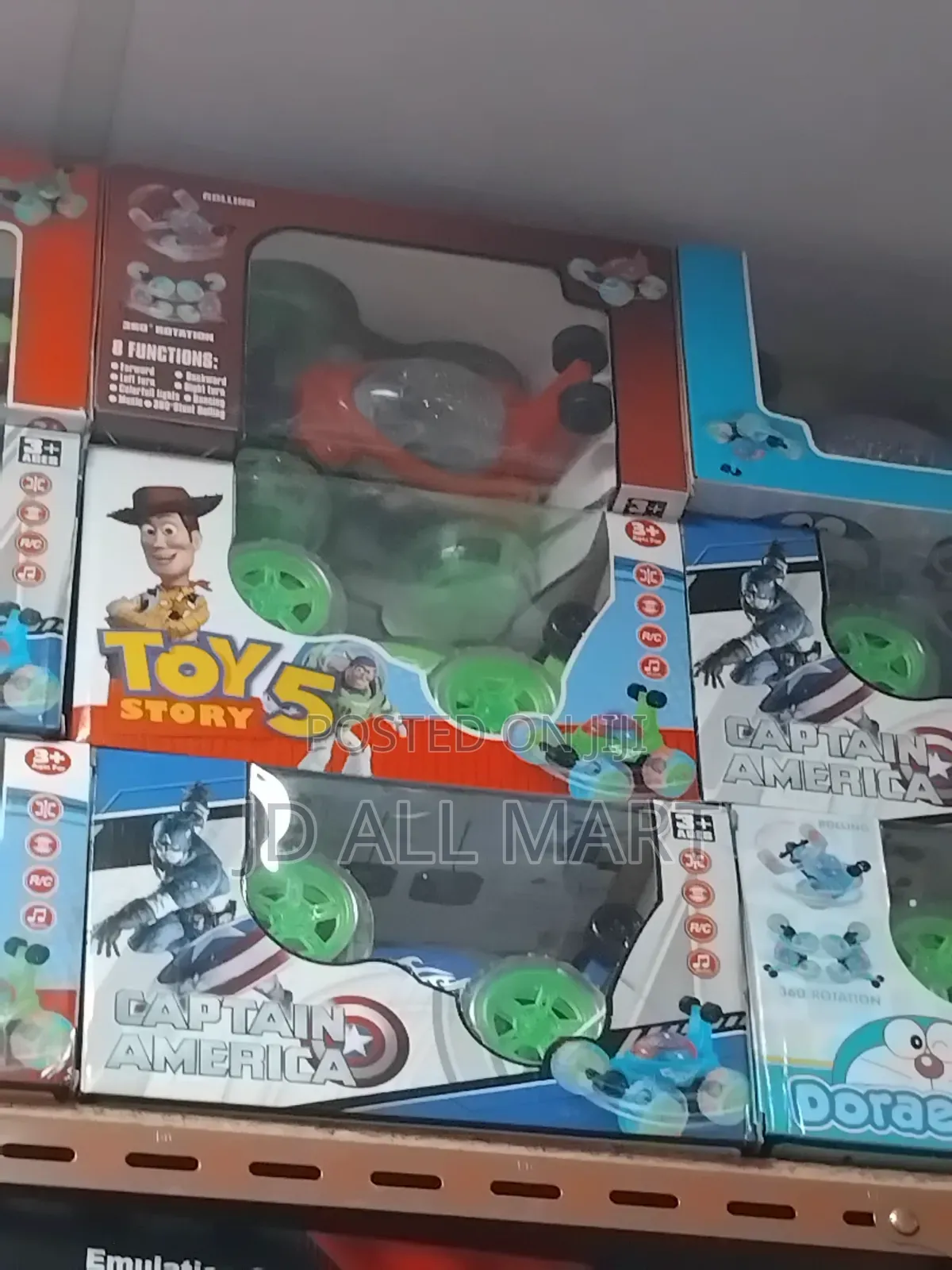 Toy Remote Control Stunt Rolling Car