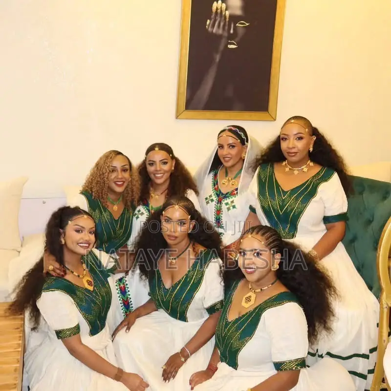 Ethiopian የሐበሻ Traditional የሀገር Dress ባህል ልብሶች Habesha T-Shirt Libs