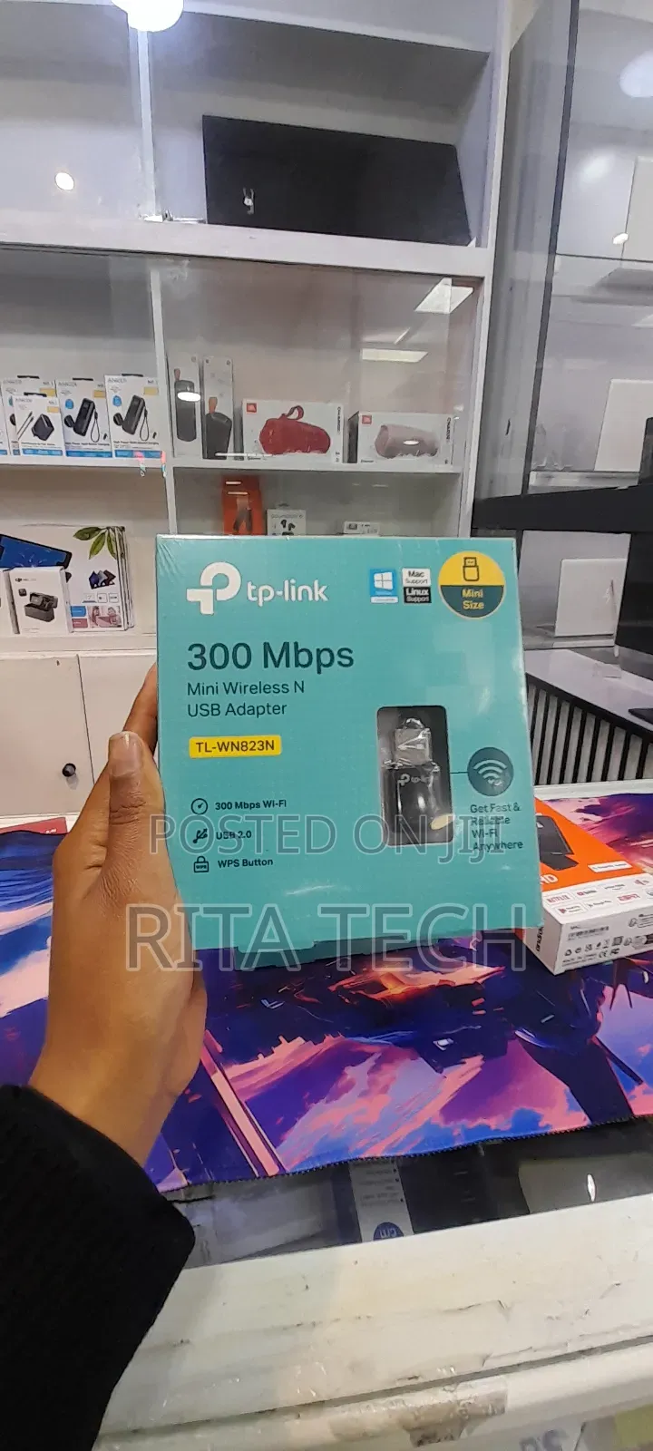 TP-Link 300Mbps Mini Wireless N USB Adapter — TL-WN823N