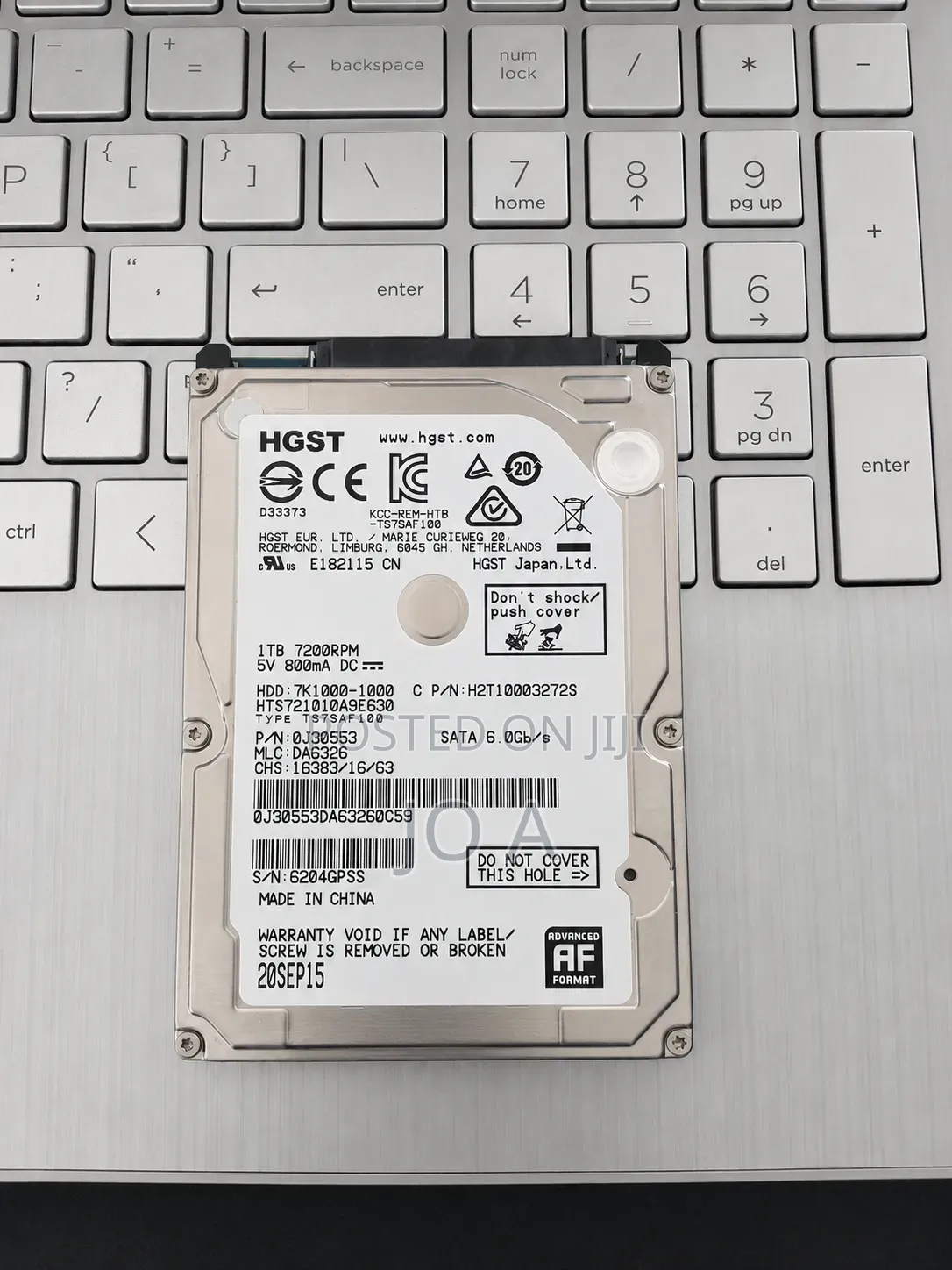 HGST Travelstar 7K1000 1TB 2.5-Inch Internal Laptop Hard Drive