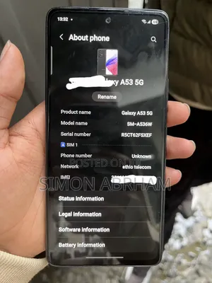 Samsung Galaxy A53 5G 128 GB Black