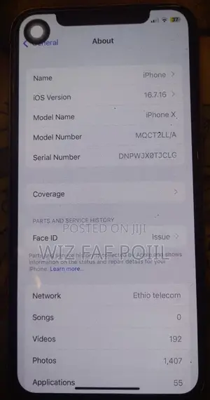 Apple iPhone X 64 GB White