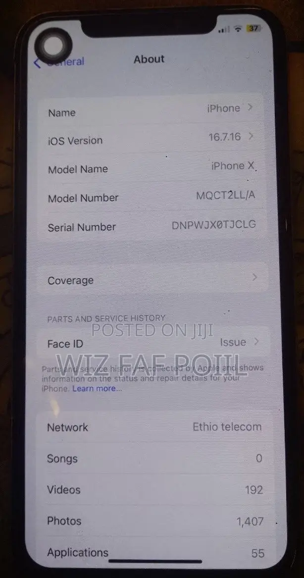 Apple iPhone X 64 GB White