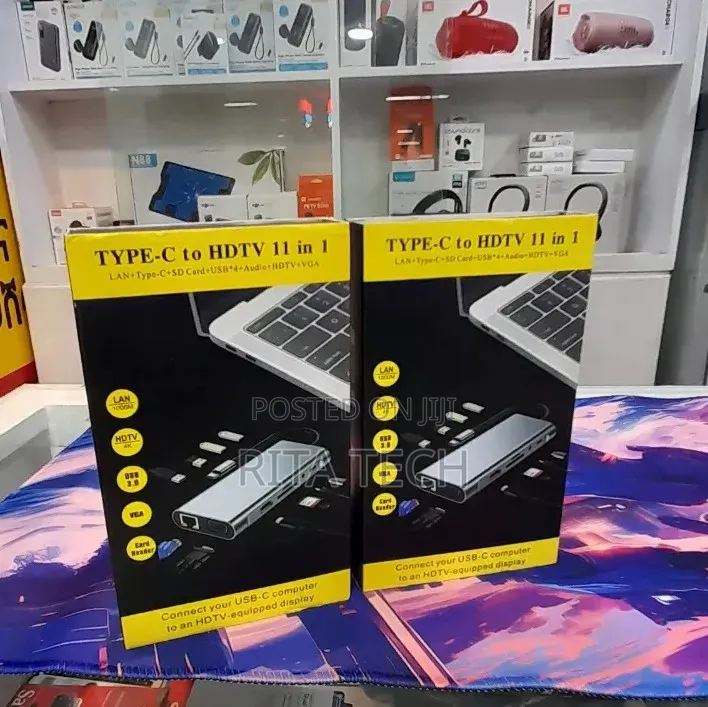 💻 USB-C 8-in-1 Multifunction Adapter