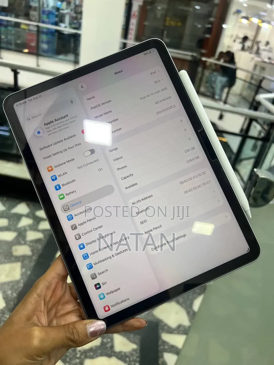New Apple iPad Air 11 (2024) 256 GB