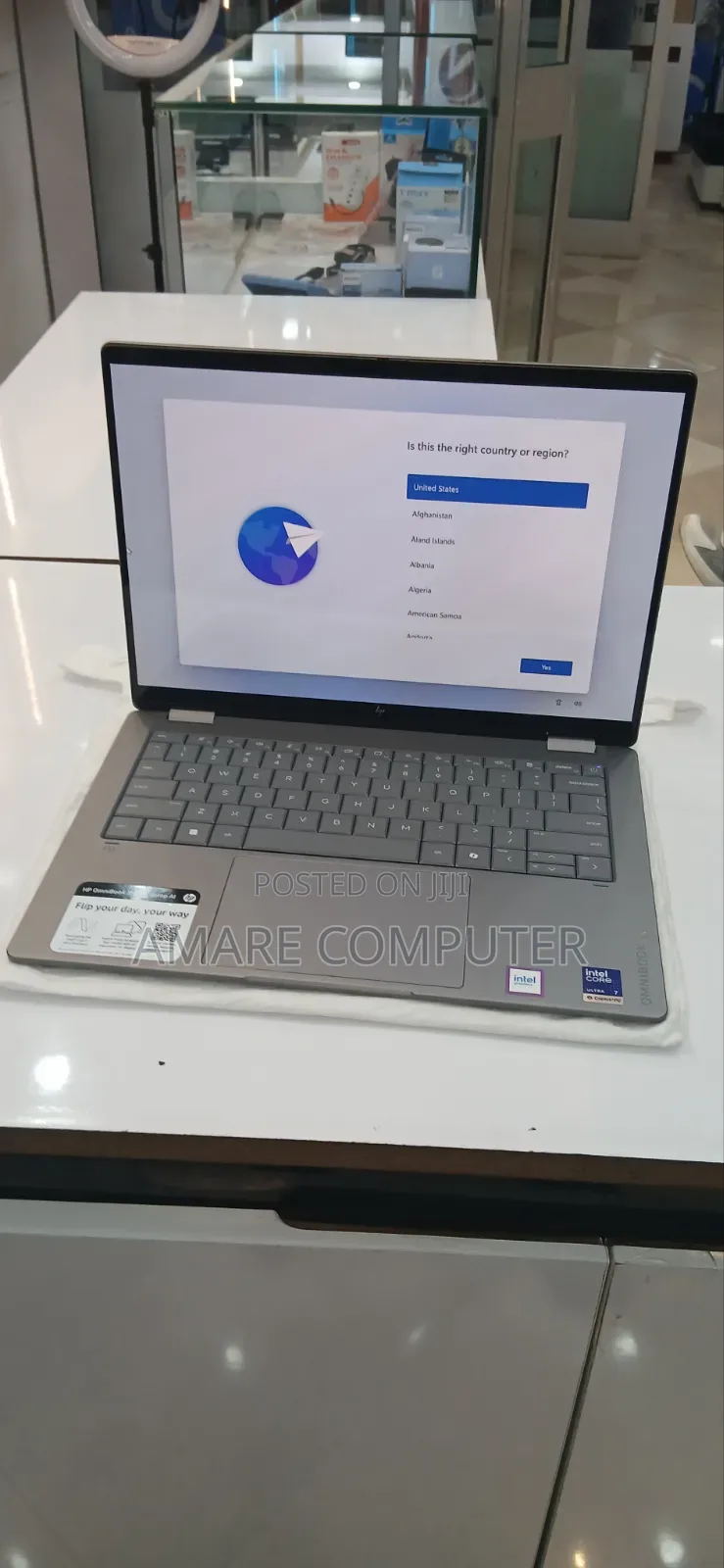 New Laptop HP OmniBook X Flip 14" 16GB Intel Core Ultra 7 SSD 1T