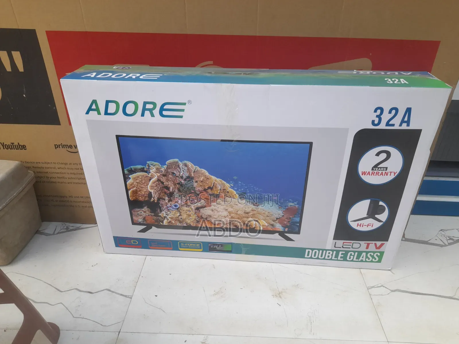 ADORE Led TV 32Inch Doubel Gelass Adis 2026 Quality Model TV