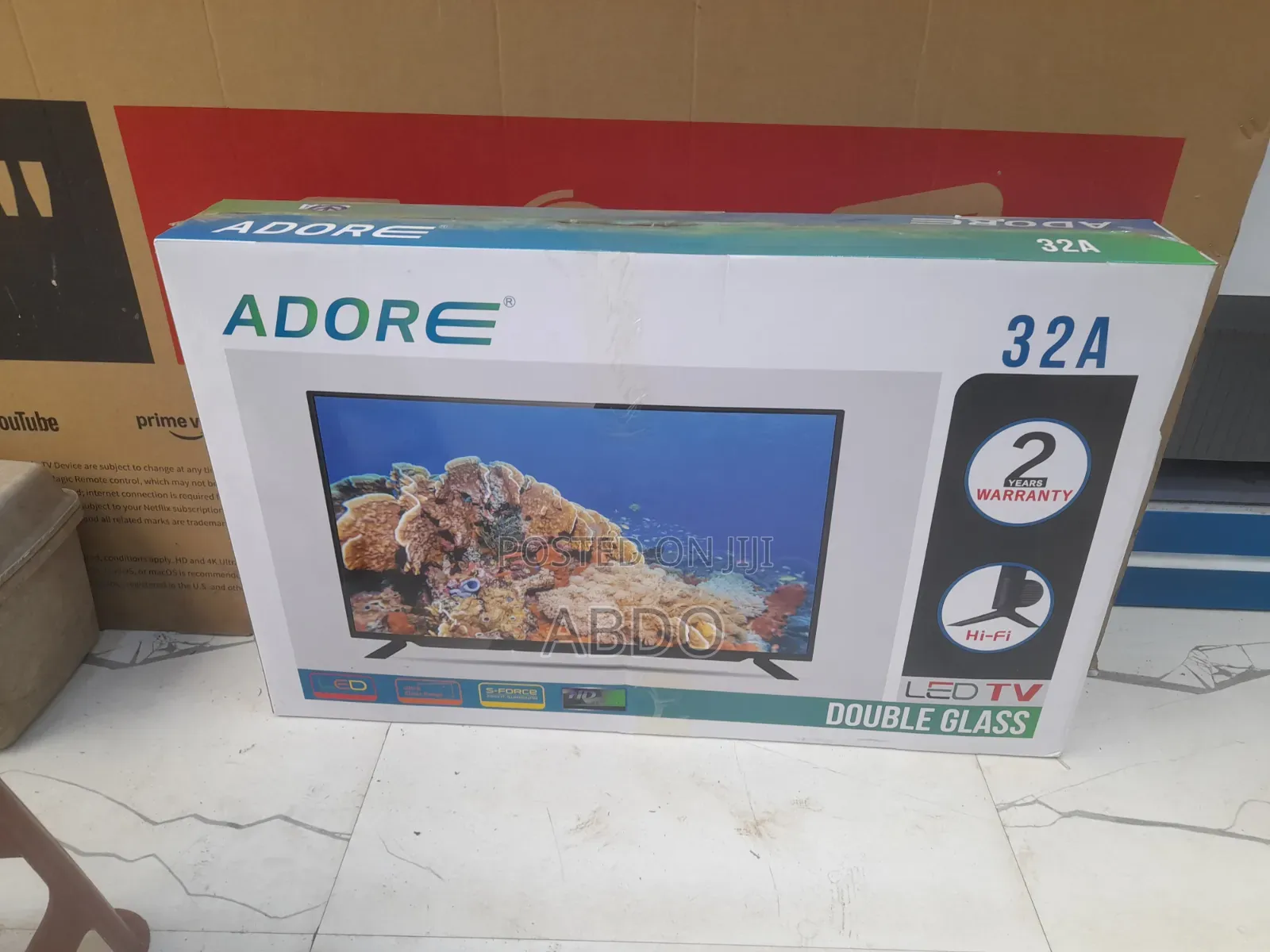 ADORE Led TV 32Inch Doubel Gelass Adis 2026 Quality Model TV