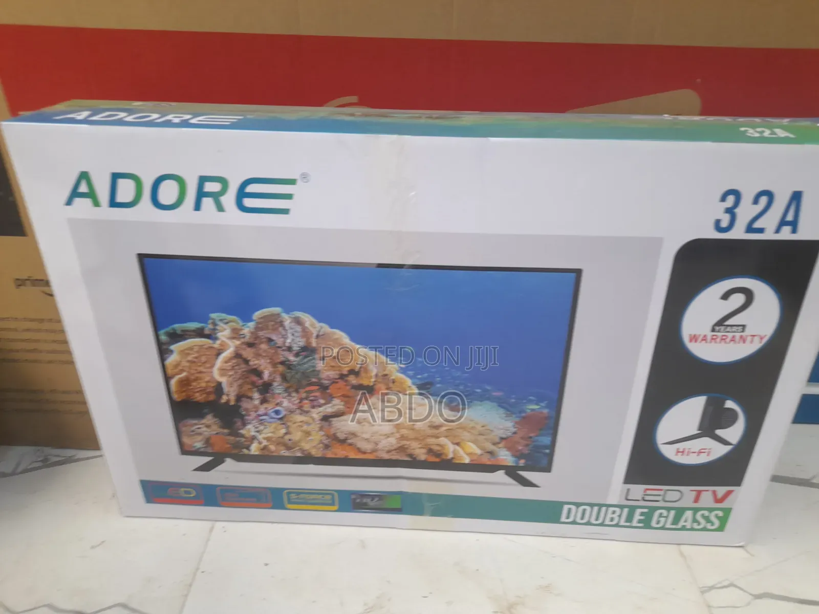 ADORE Led TV 32Inch Doubel Gelass Adis 2026 Quality Model TV