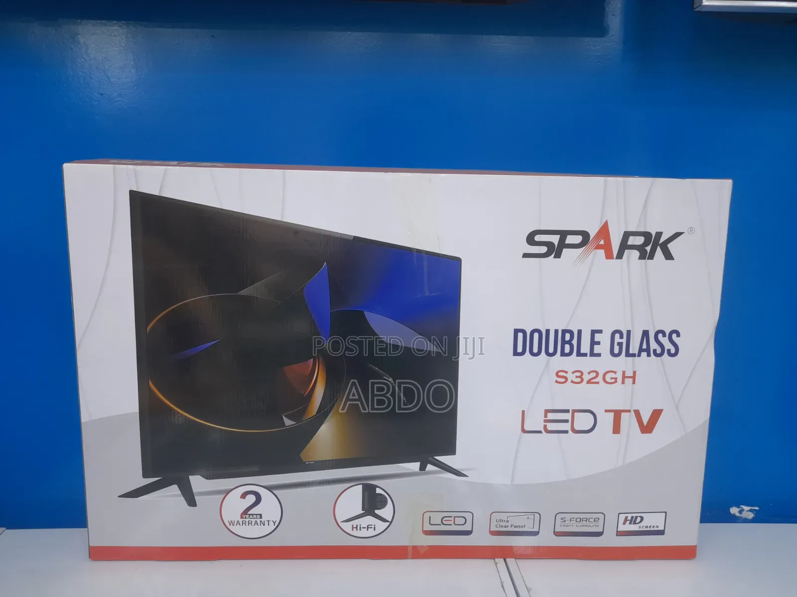 Spark Led TV 32inch Doubel Gelass Adis 2026 Quality Hifi Speakers TV