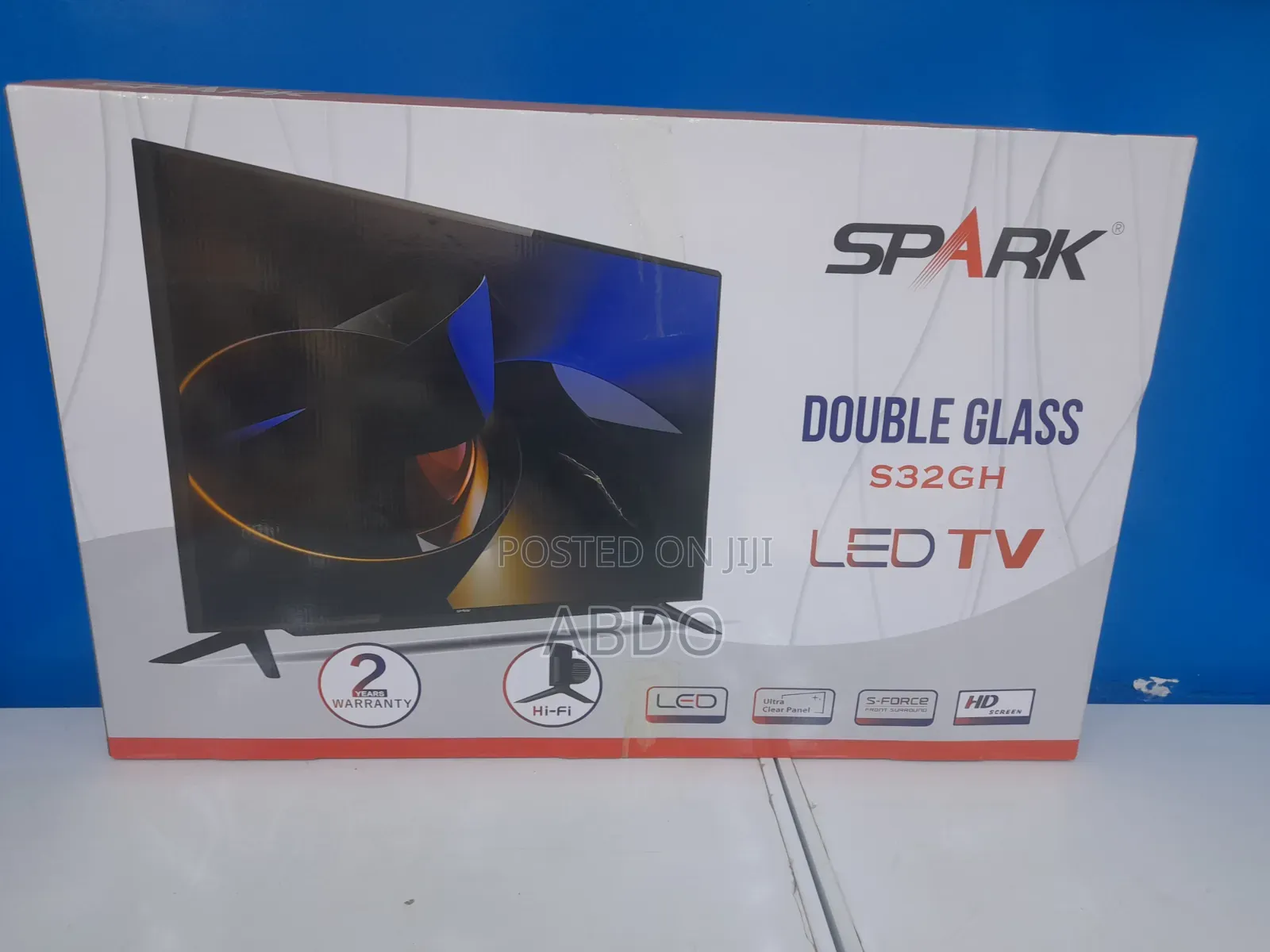 Spark Led TV 32inch Doubel Gelass Adis 2026 Quality Hifi Speakers TV