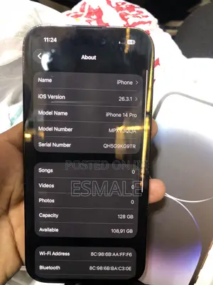 Apple iPhone 14 Pro 128 GB Silver