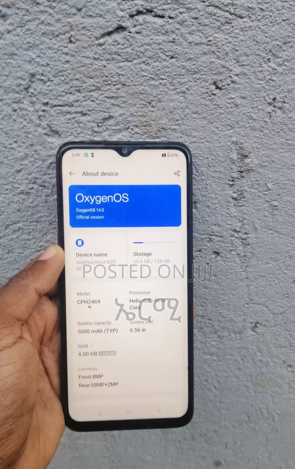 OnePlus Nord N20 SE 128 GB Black