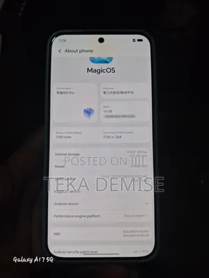 New Honor 400 Pro 512 GB Gray