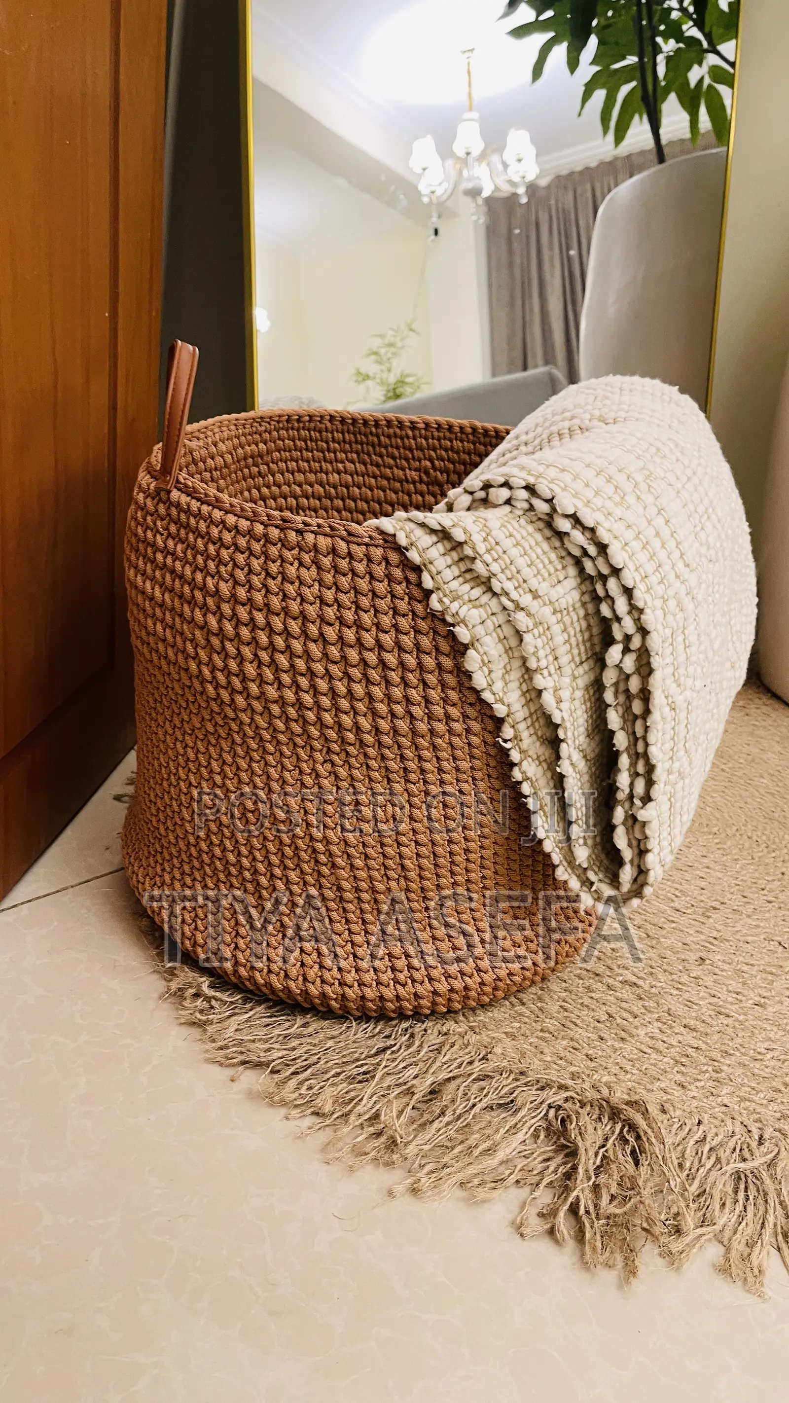 Hand Made Crochet Basket