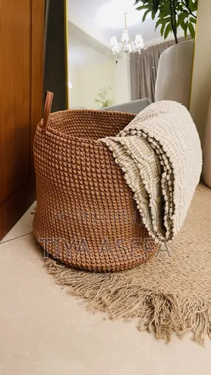 Hand Made Crochet Basket