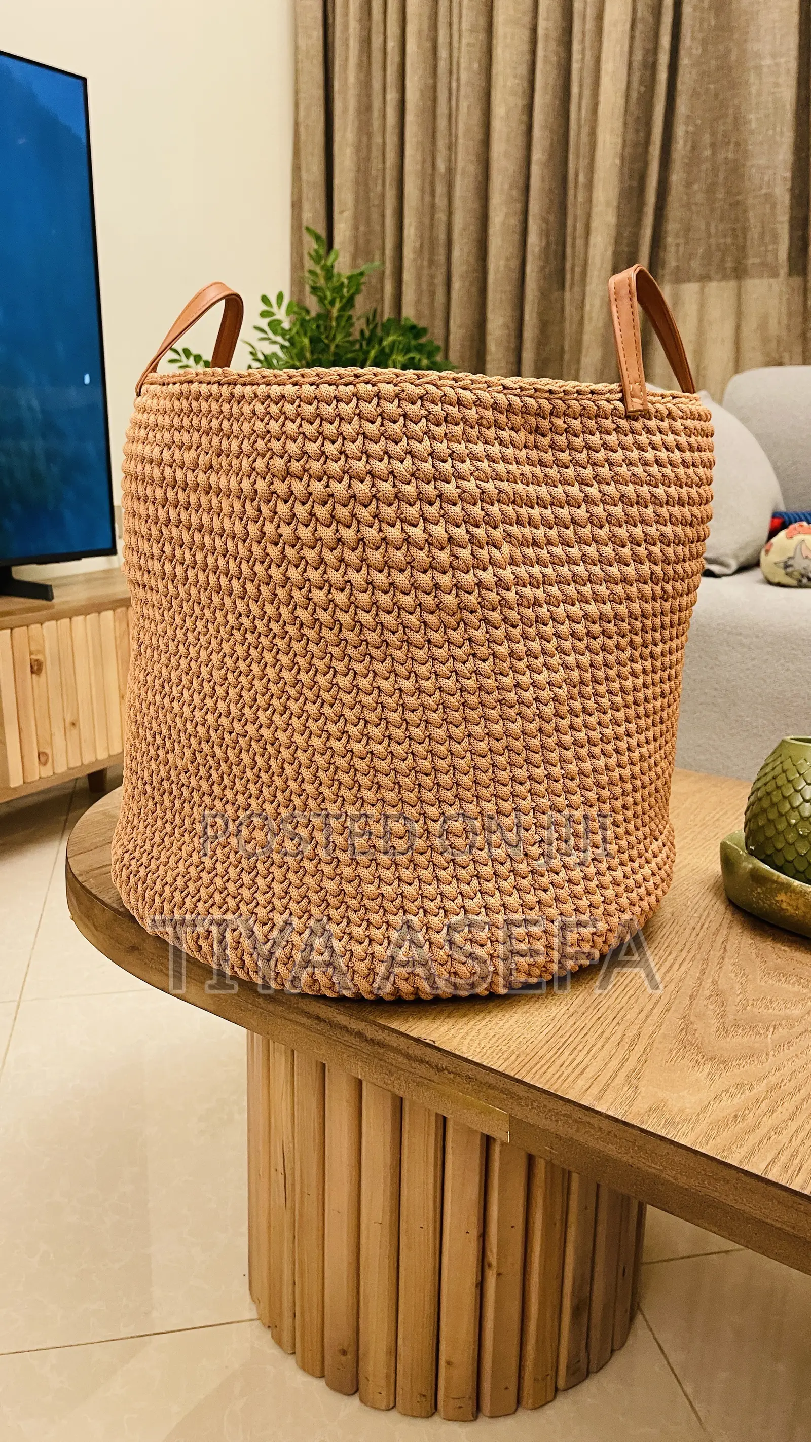 Hand Made Crochet Basket