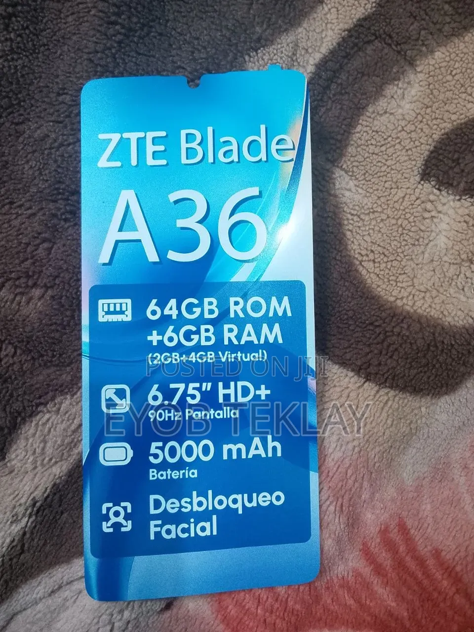 New ZTE Blade A36 64 GB Black