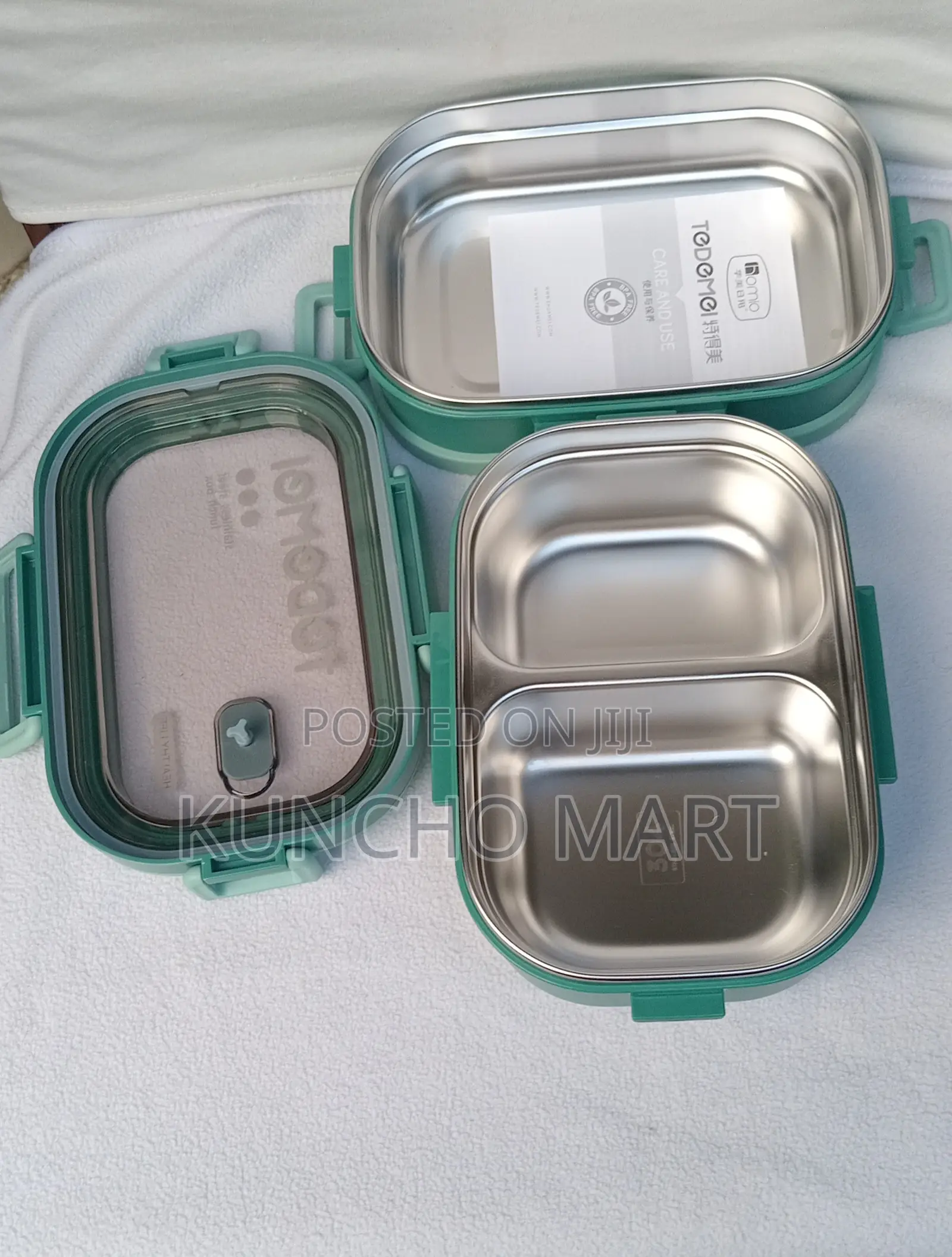 Stainless Steel ተደራራቢ የምሳ እቃ | Stainless Steel Lunch Box