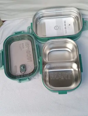 Stainless Steel ተደራራቢ የምሳ እቃ | Stainless Steel Lunch Box