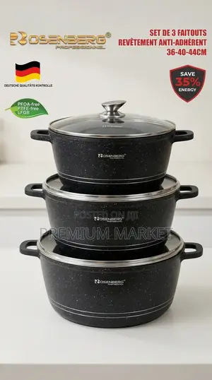 Ceramic Pot Germany Rosenberg Cookware ሴራሚክ ድስት