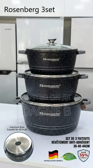 Ceramic Pot Germany Rosenberg Cookware ሴራሚክ ድስት