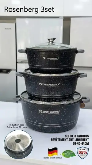 Ceramic Pot Germany Rosenberg Cookware ሴራሚክ ድስት