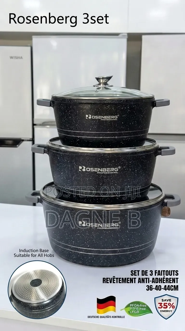 Ceramic Pot Germany Rosenberg Cookware ሴራሚክ ድስት
