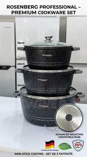 Ceramic Pot Germany Rosenberg Cookware ሴራሚክ ድስት