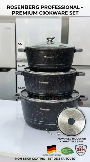 Ceramic Pot Germany Rosenberg Cookware ሴራሚክ ድስት