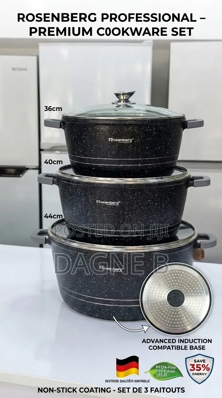 Ceramic Pot Germany Rosenberg Cookware ሴራሚክ ድስት