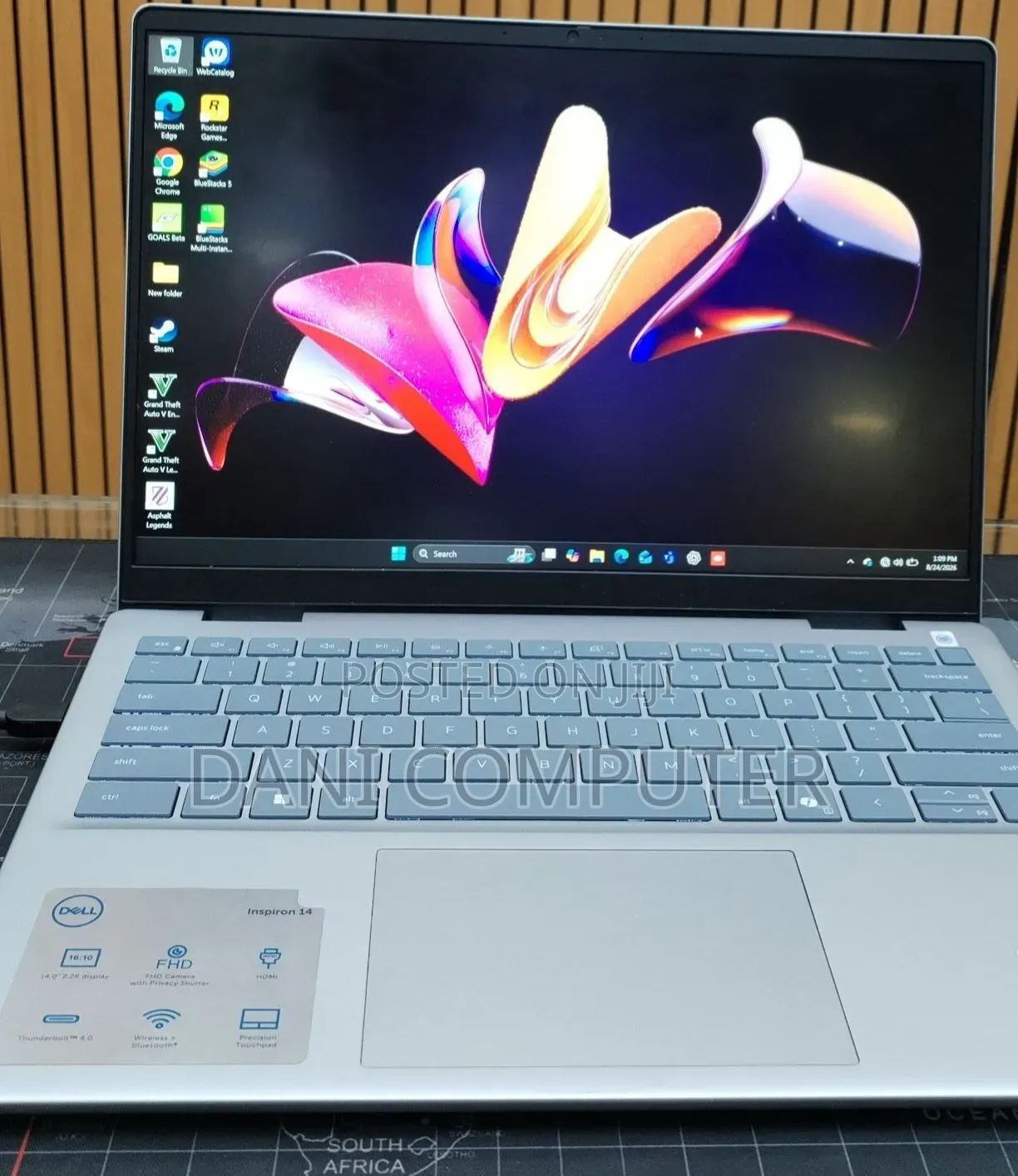 New Laptop Dell Inspiron 14 7440 16GB Intel Core Ultra 7 SSD 1T